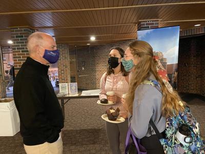 President Kaufman Meets With Trinity Students